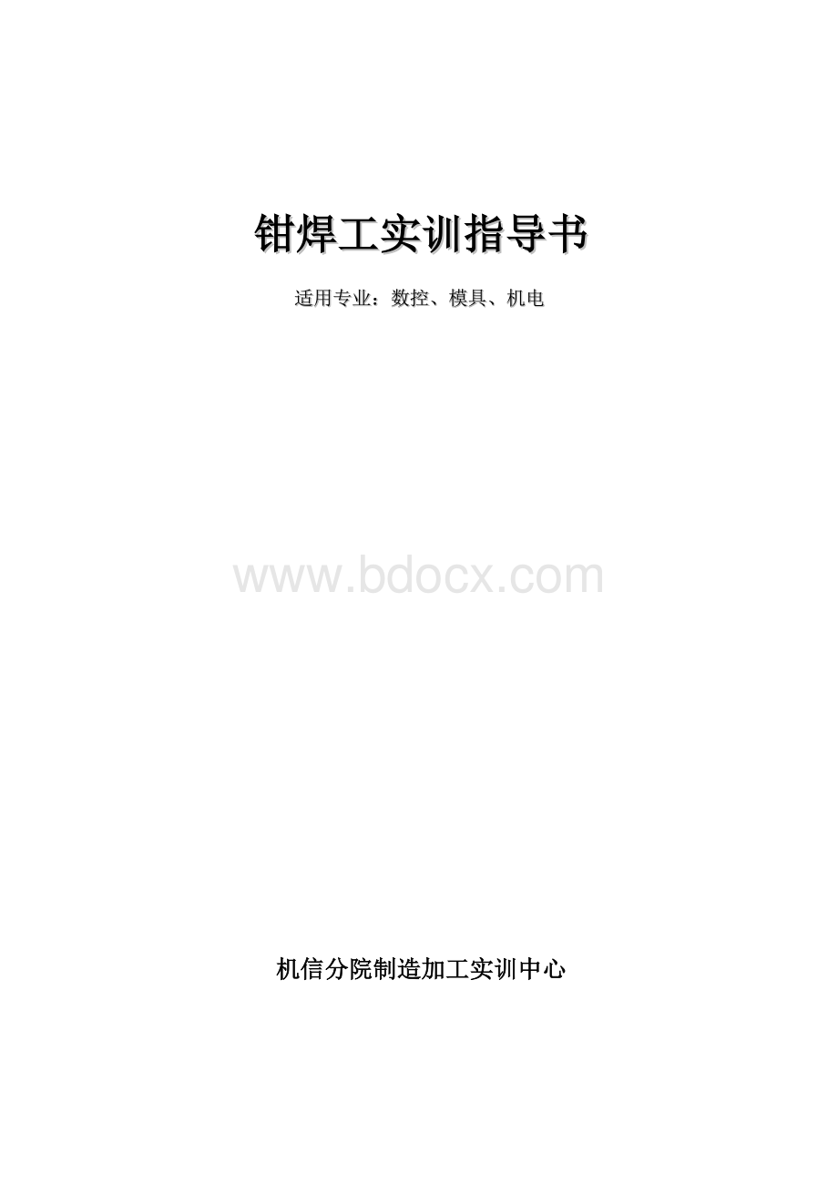 钳焊工实训指导书_Word格式.doc_第1页