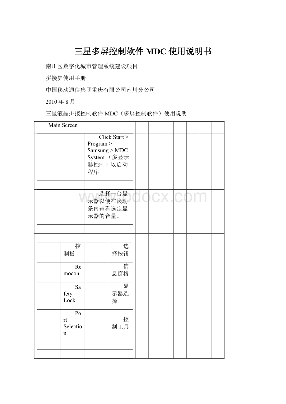 三星多屏控制软件MDC使用说明书.docx_第1页