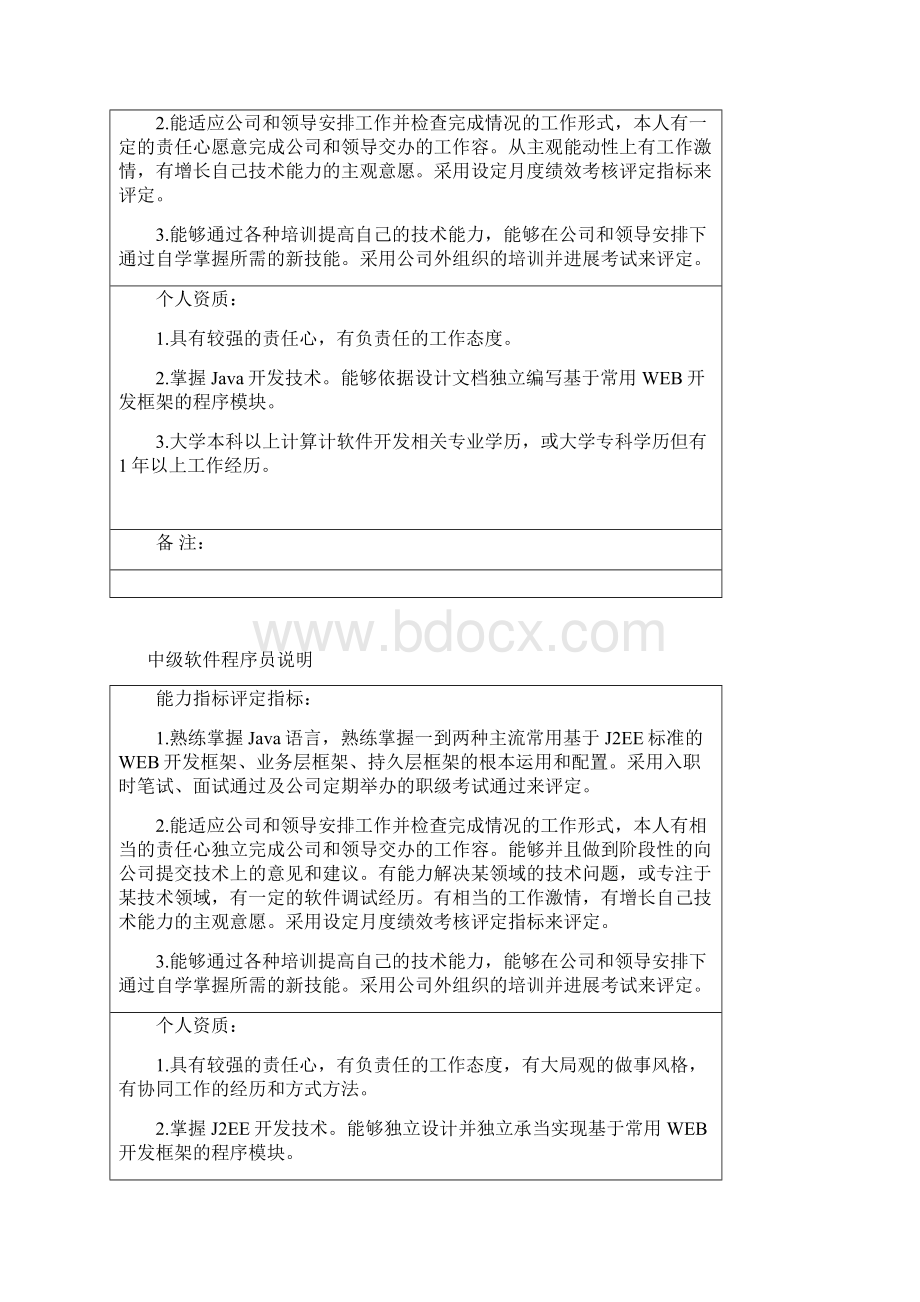 软件研发类职级设置说明Word格式文档下载.docx_第2页