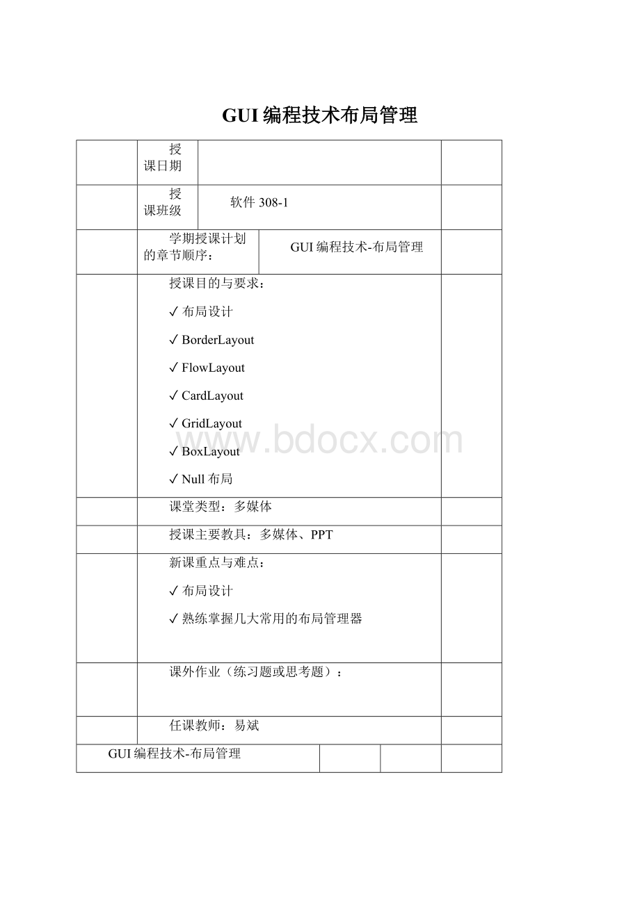 GUI编程技术布局管理Word格式文档下载.docx_第1页