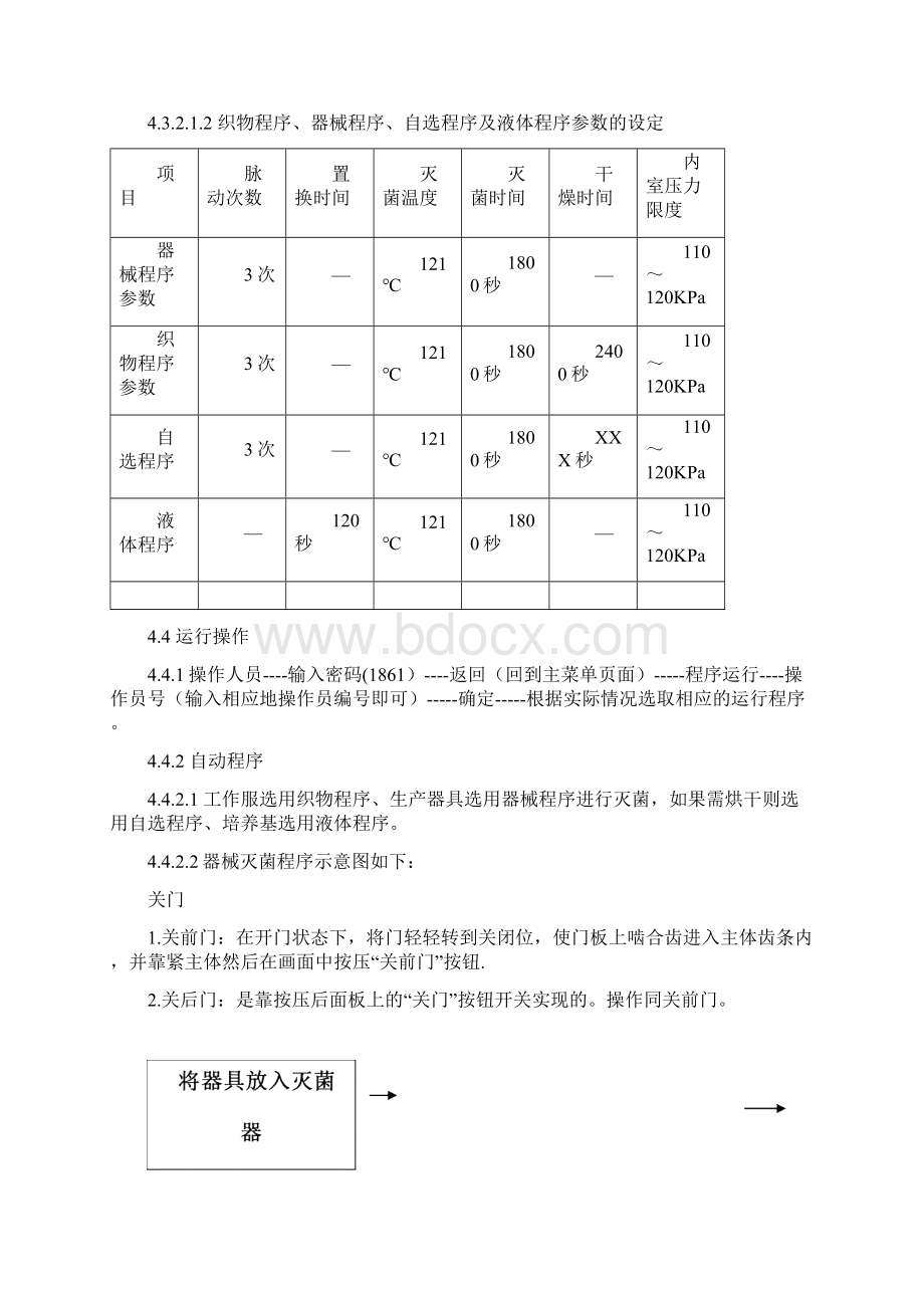 脉动真空灭菌器标准操作规程Word格式文档下载.docx_第3页