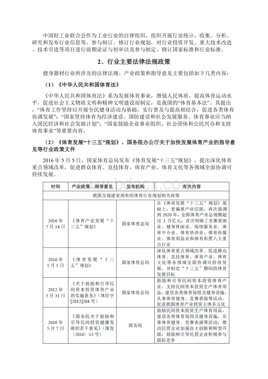 健身器材行业分析报告Word格式.docx_第2页