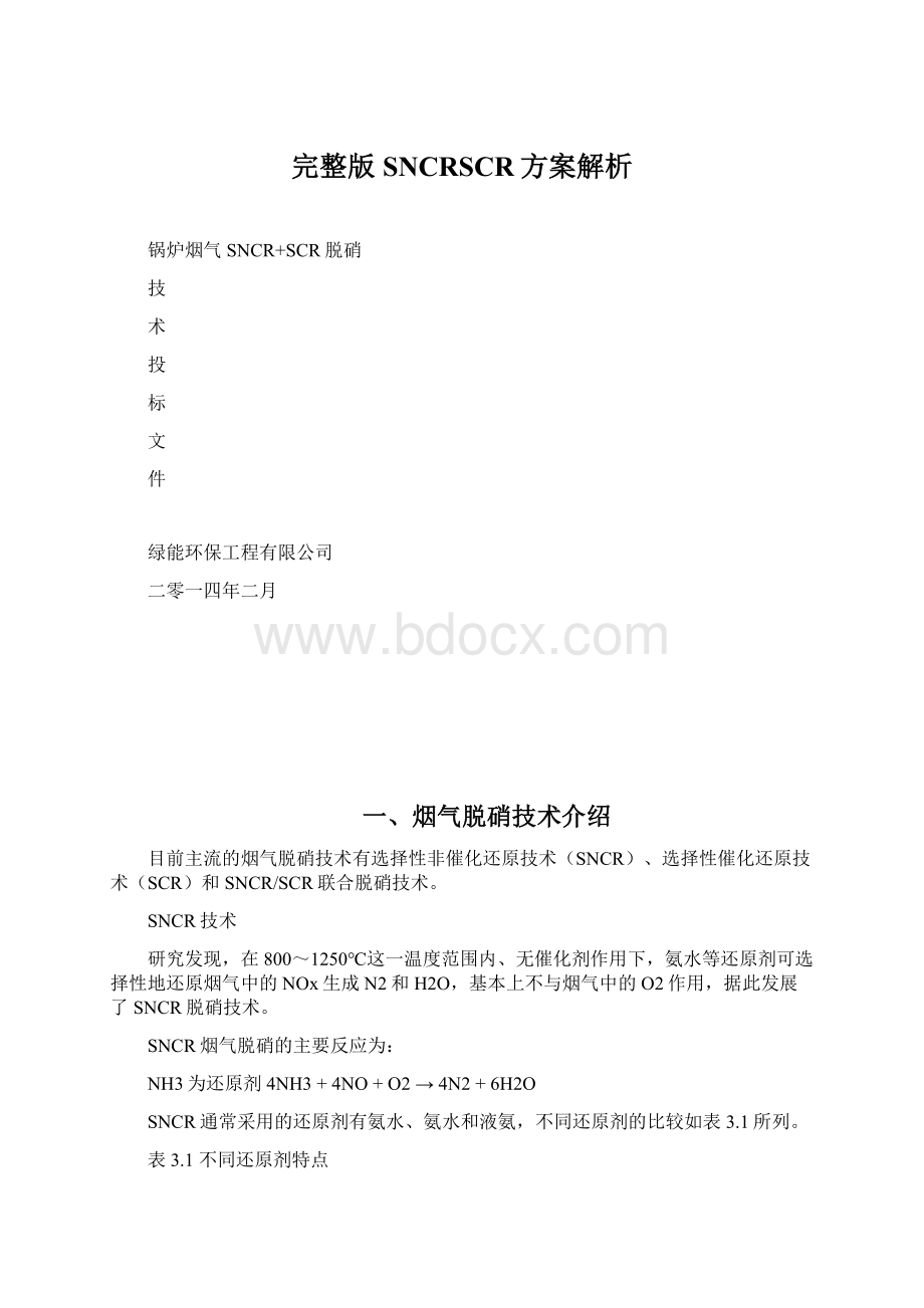 完整版SNCRSCR方案解析文档格式.docx