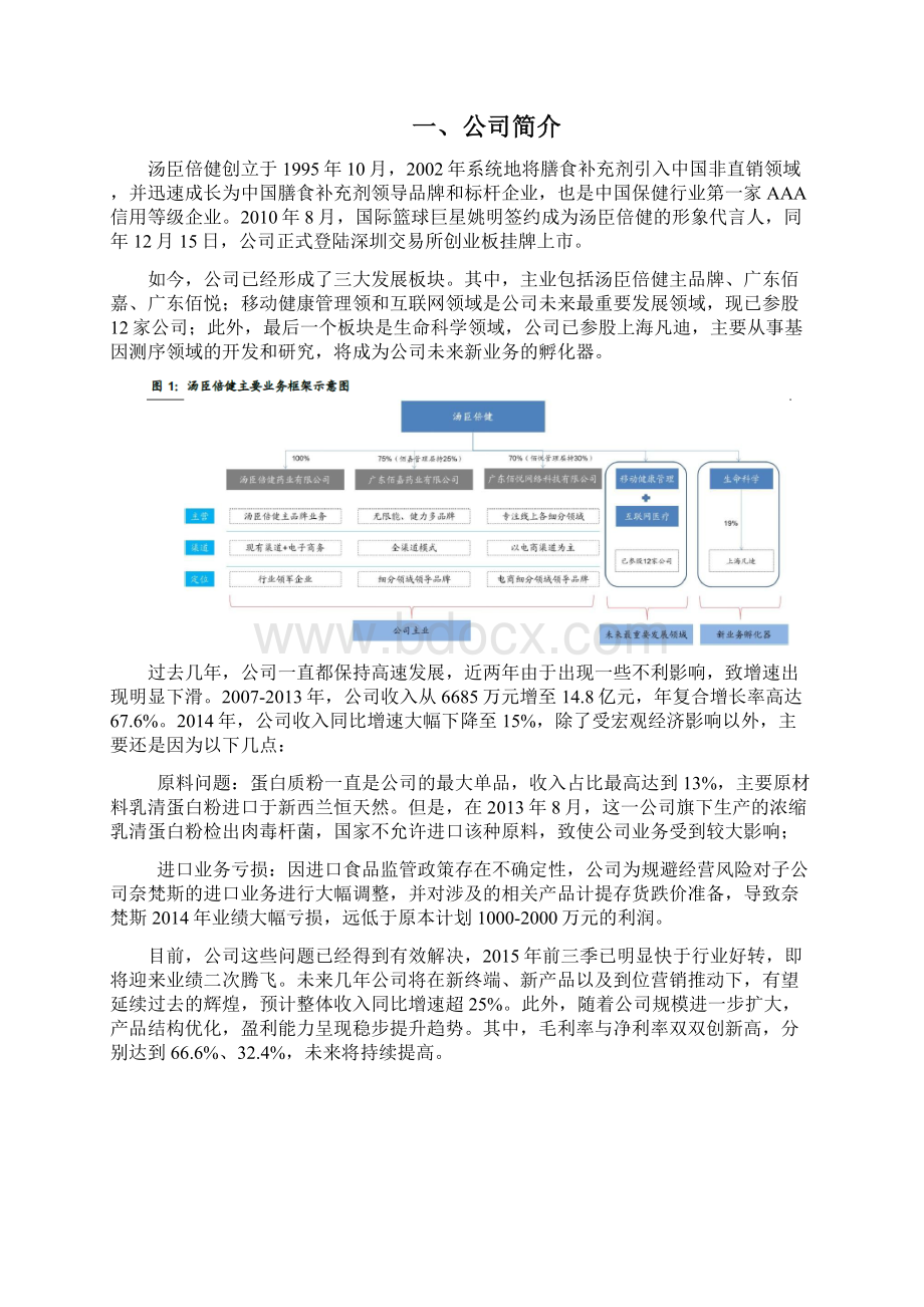 保健品行业汤臣倍健分析报告Word下载.docx_第2页