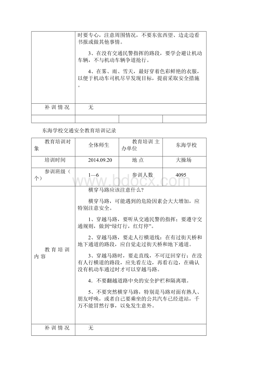 交通安全培训记录.docx_第3页