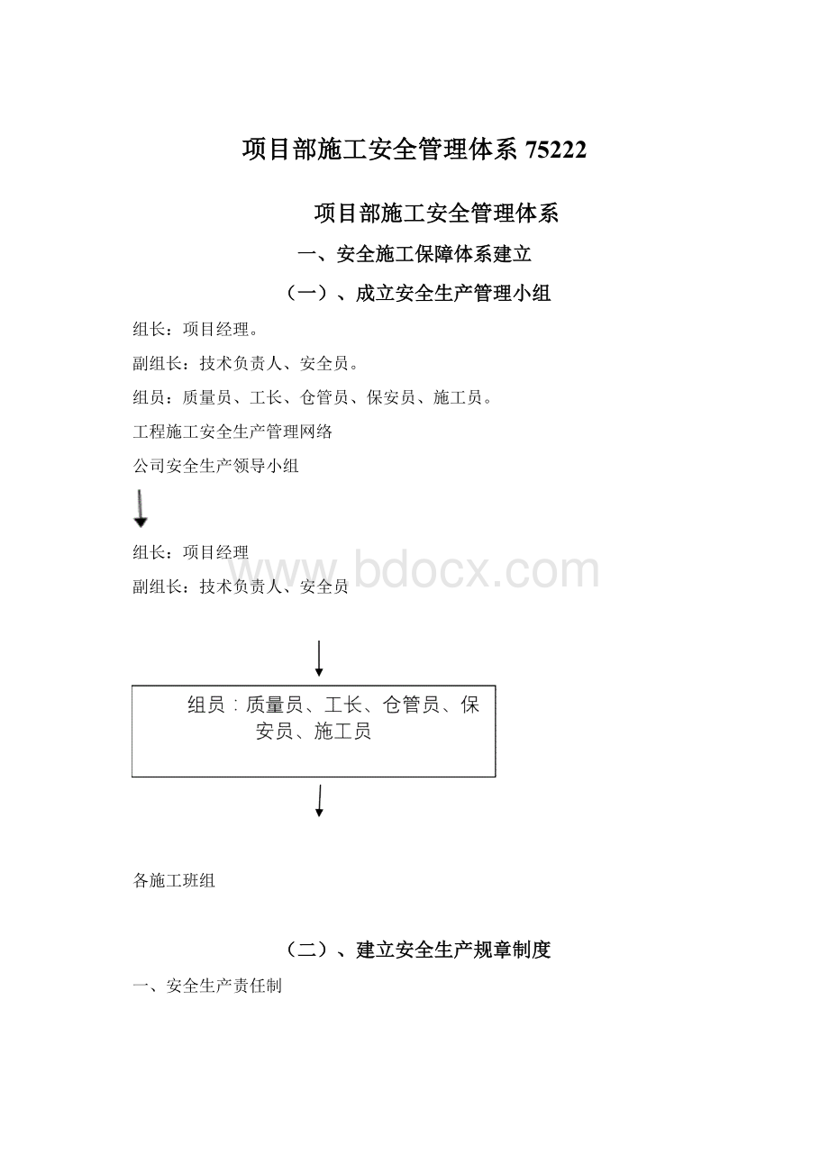 项目部施工安全管理体系75222.docx