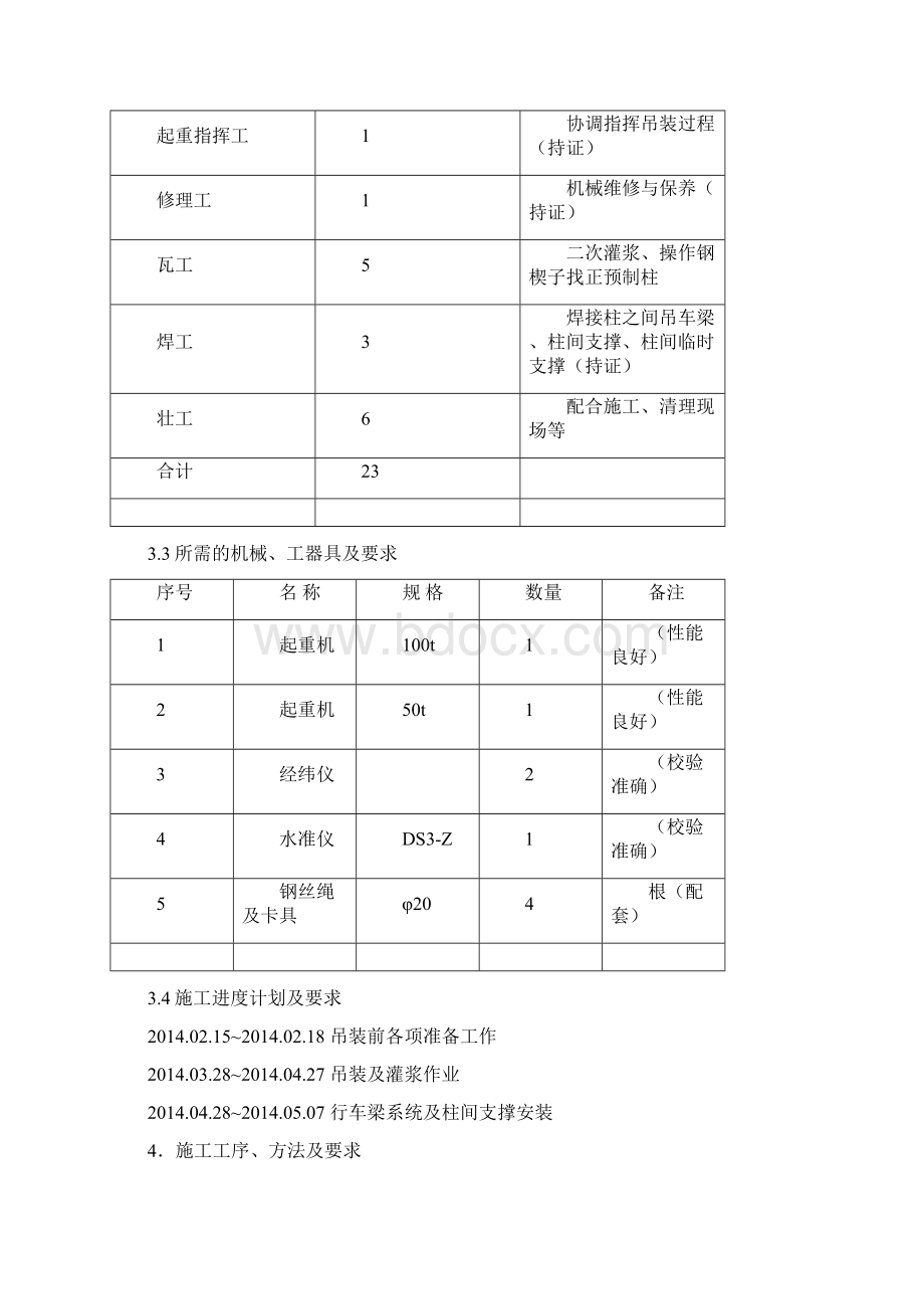 中远船务钢料堆场预制柱吊装方案文档格式.docx_第3页