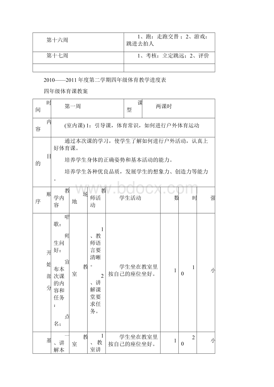 小学四年级下册体育教案1Word文档下载推荐.docx_第2页