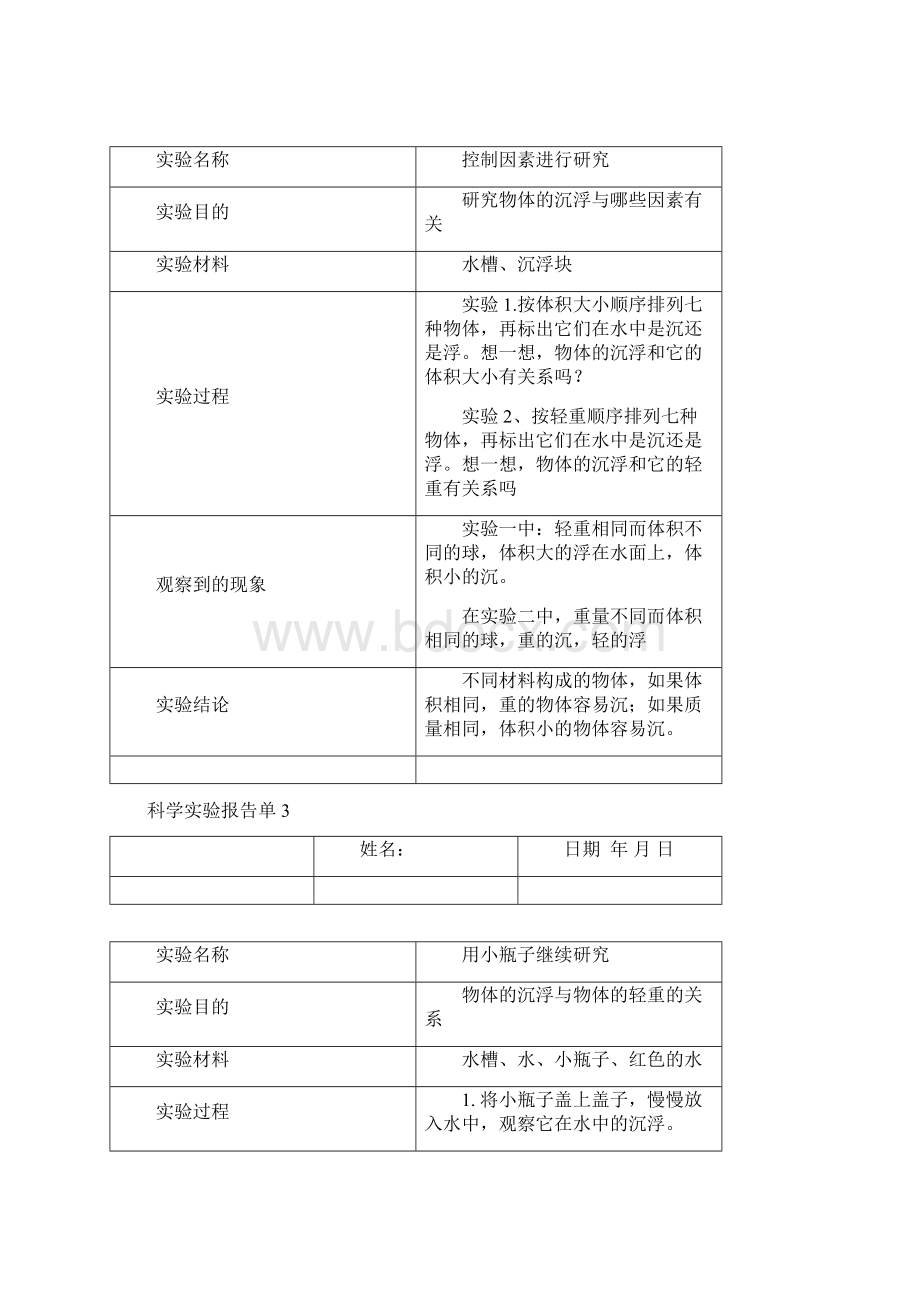 五年级下册科学实验报告Word文档格式.docx_第2页