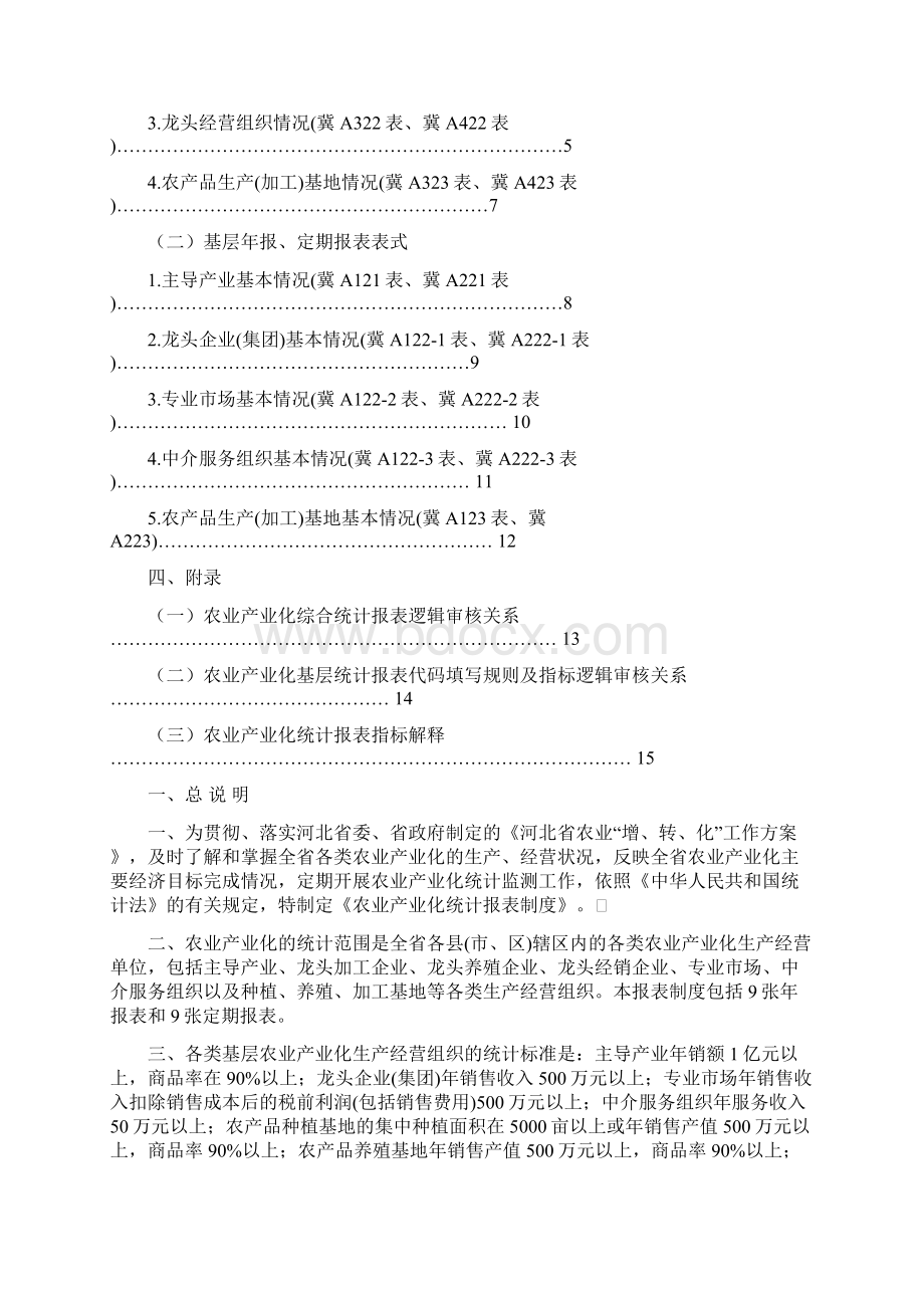 冀A农业产业化统计报表制度文档格式.docx_第2页