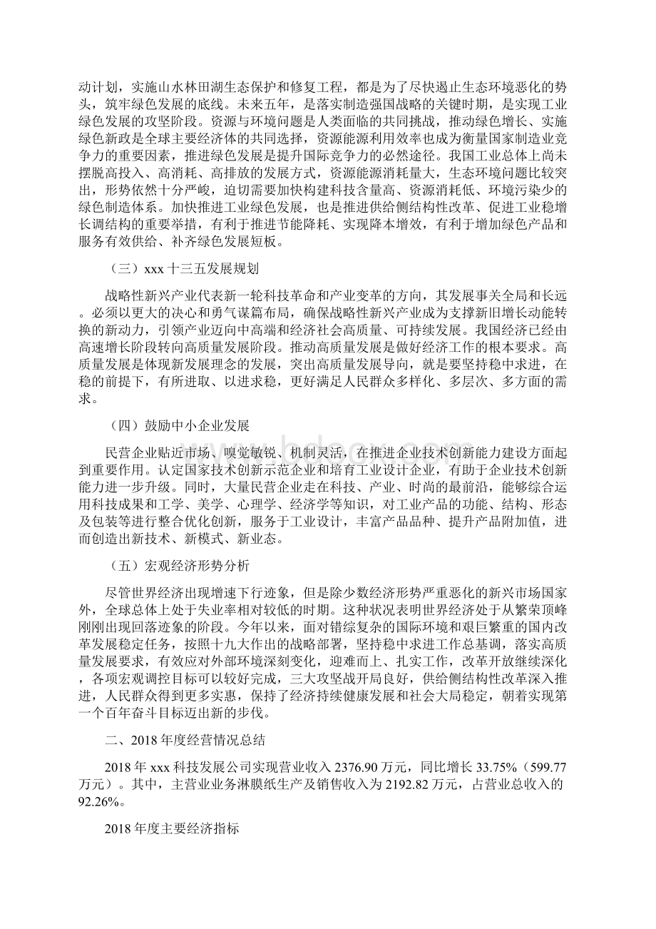 淋膜纸项目年终总结报告.docx_第2页