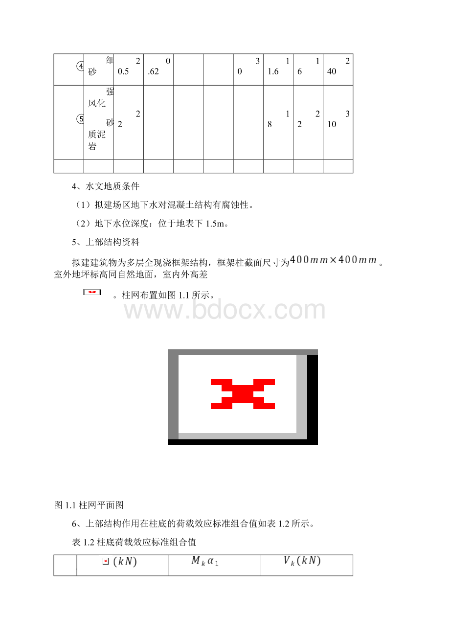 柱下独立基础设计计算参考模板.docx_第2页