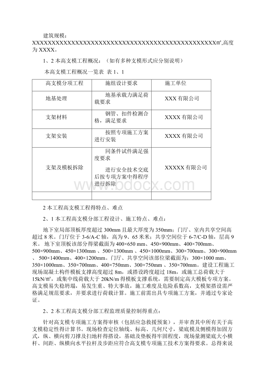 高支模工程监理实施细则Word文档格式.docx_第2页