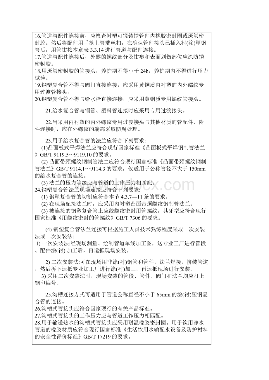 钢塑复合管管道安装技术交底要点Word格式文档下载.docx_第3页