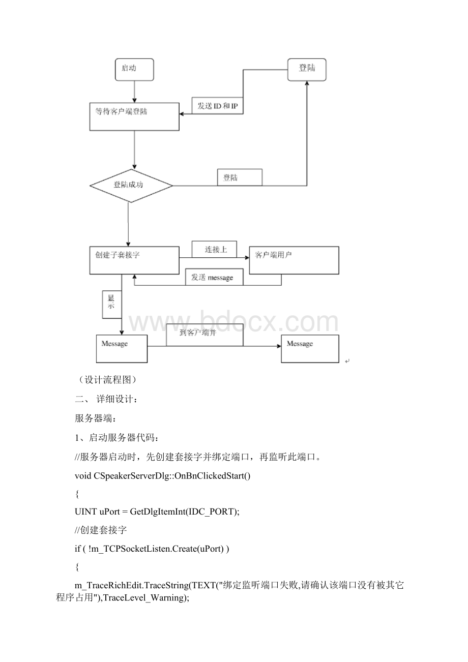 计算机网络课设基于TCP协议编程的网络聊天室Word文件下载.docx_第3页