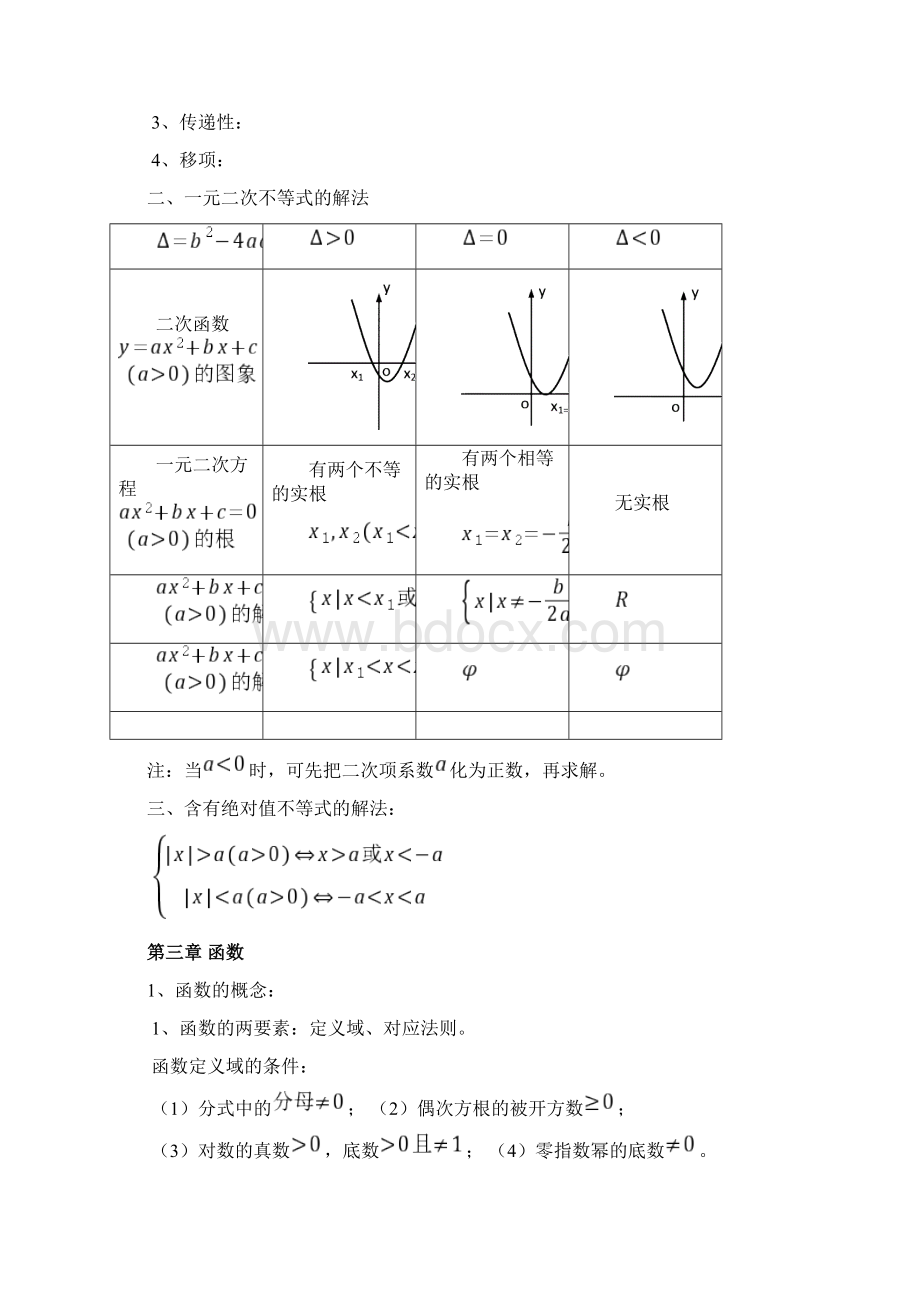 职高数学各章节知识点汇总Word文档下载推荐.docx_第2页