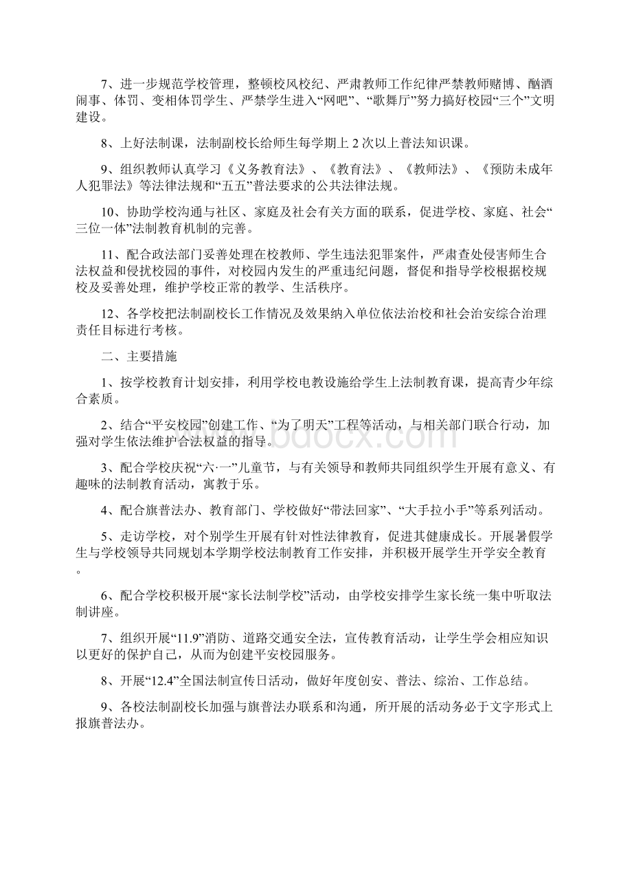 XXXX年法制副校长档案Word格式.docx_第3页