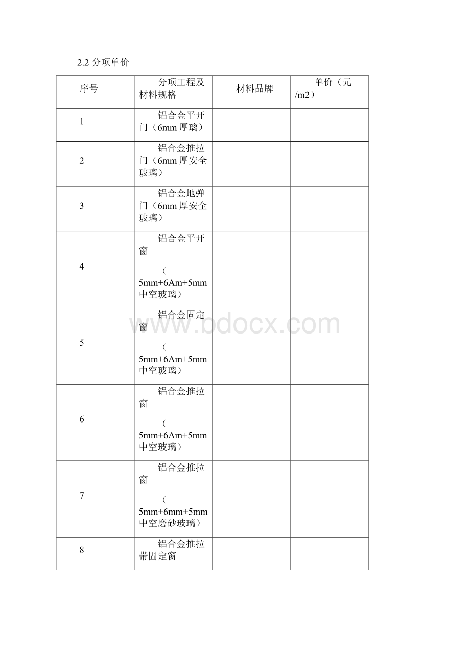 门窗工程专业分包合同模板Word格式文档下载.docx_第2页