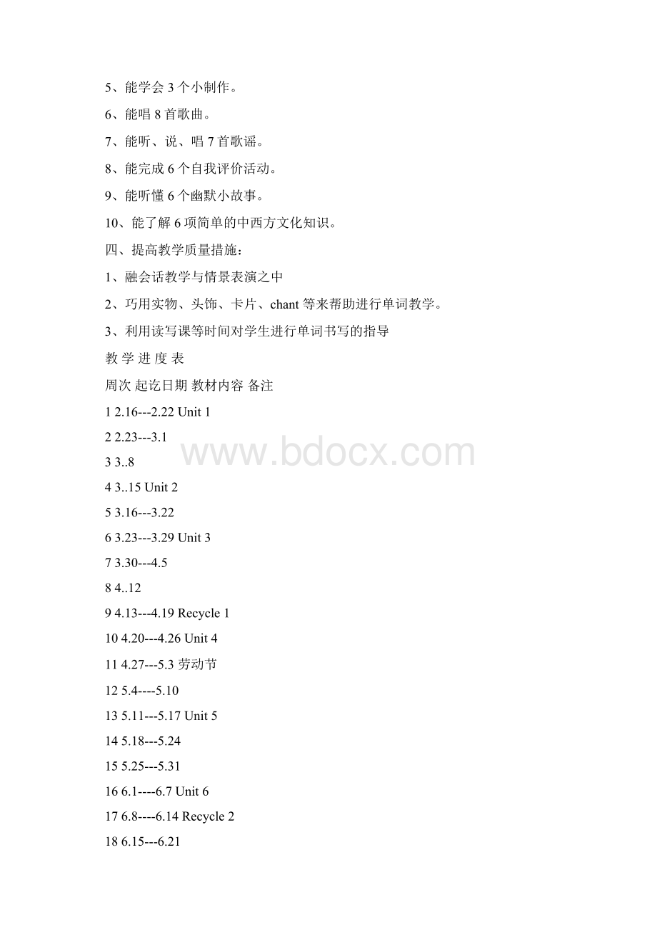 小学英语四年级下册全册教案1文档格式.docx_第2页