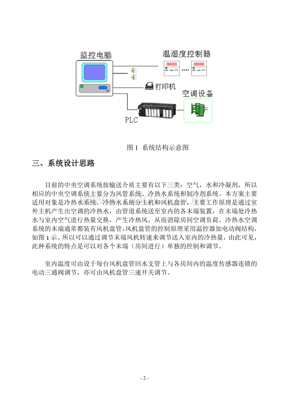 中央空调监控系统设计方案.doc_第2页