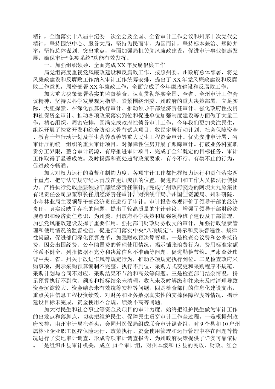 审计局专项工作报告7篇Word格式文档下载.docx_第3页