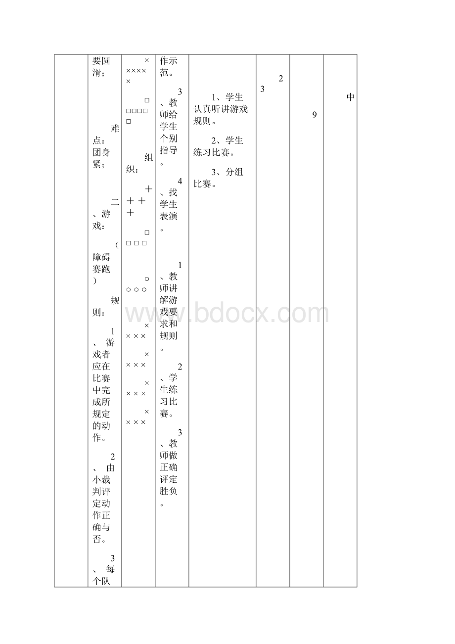 小学二年级体育课教案上Word文档下载推荐.docx_第3页