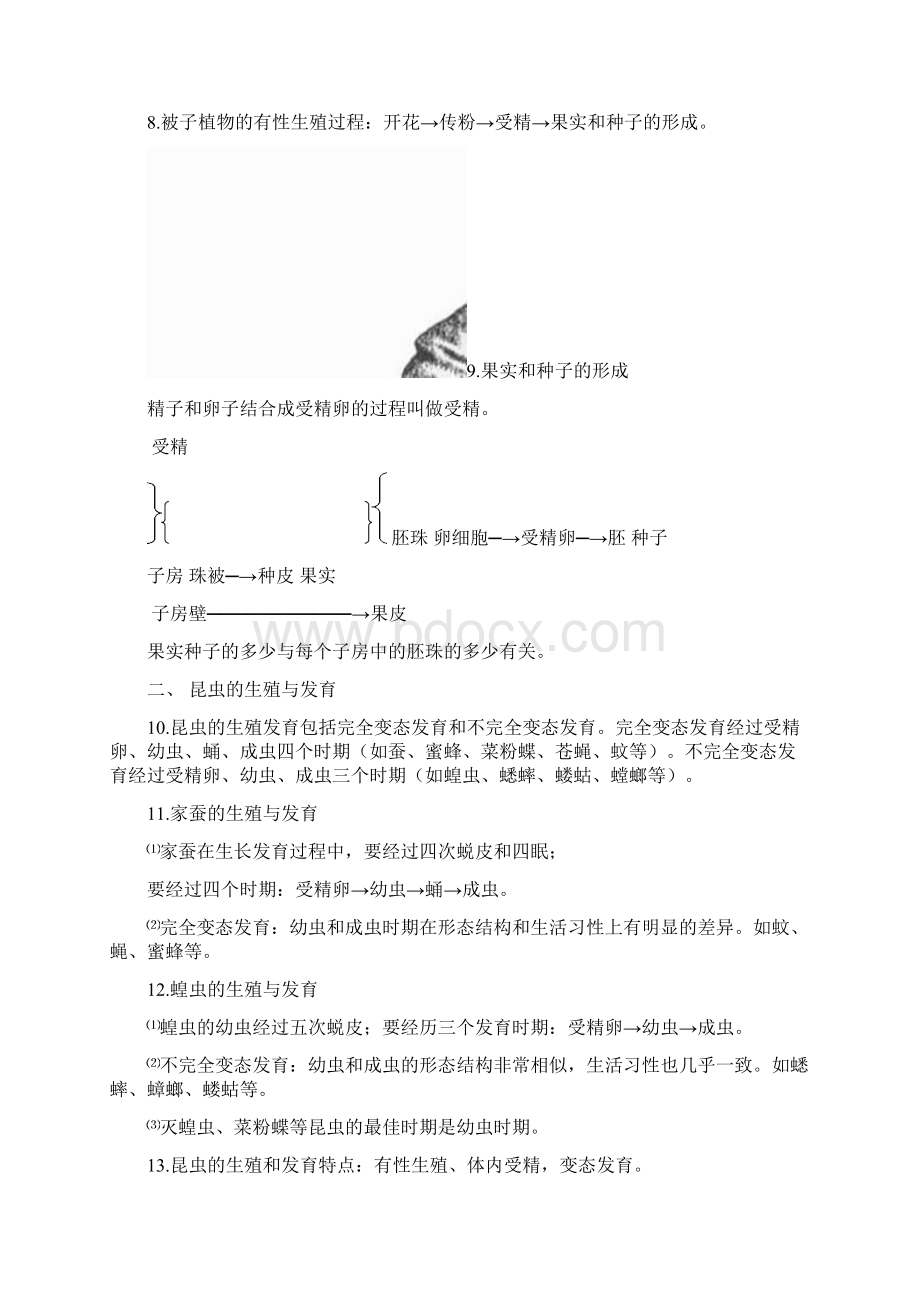 苏教版初中生物毕业会考复习资料八年级全册知识点docWord格式.docx_第2页