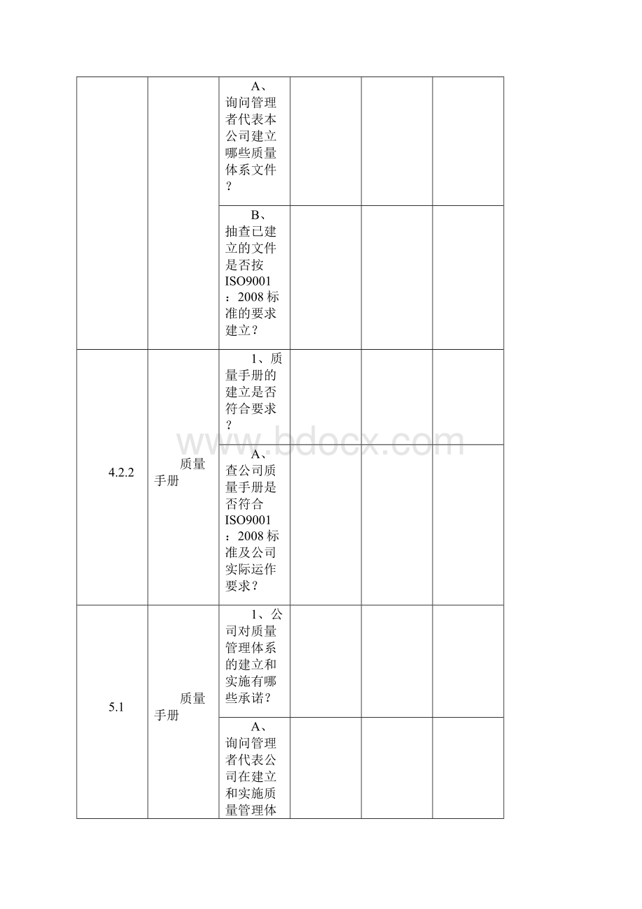 内部审核查检表最适用文档格式.docx_第2页