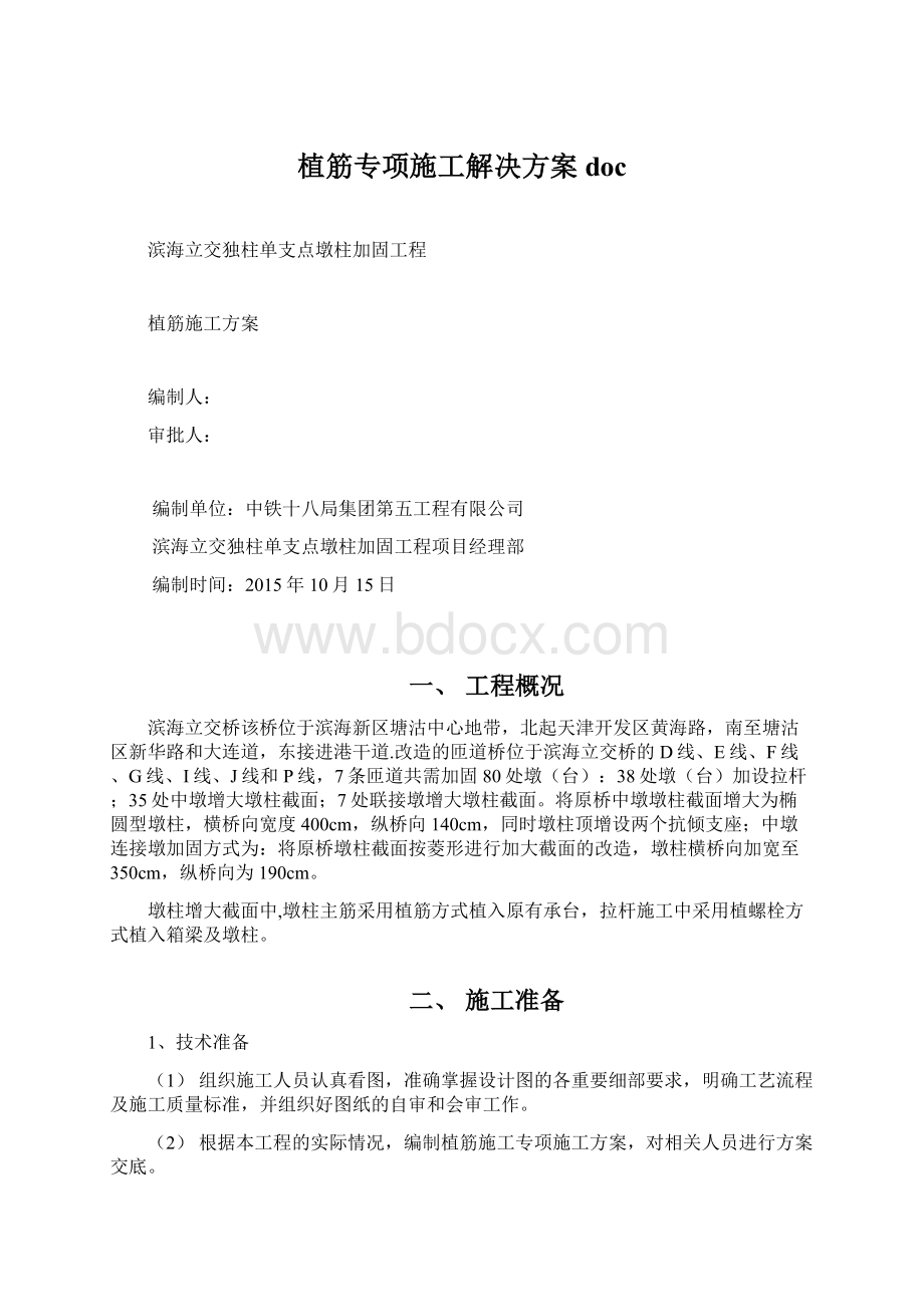 植筋专项施工解决方案doc.docx