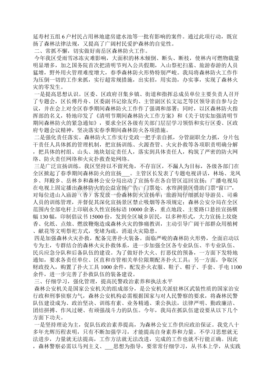 森林公安年终总结Word文档格式.docx_第2页