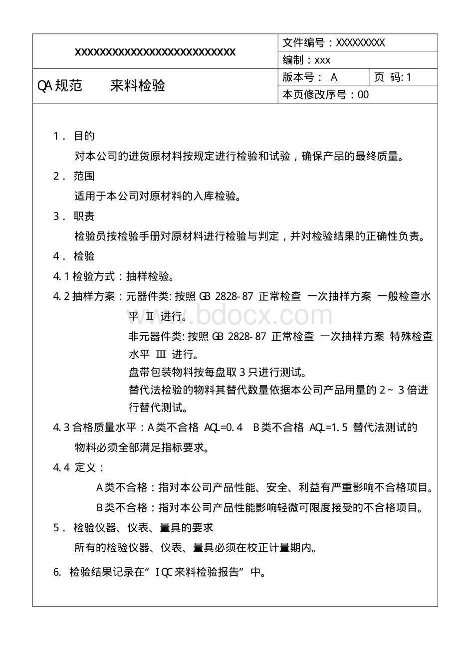 常用元器件来料检验规范_精品文档.pdf_第1页