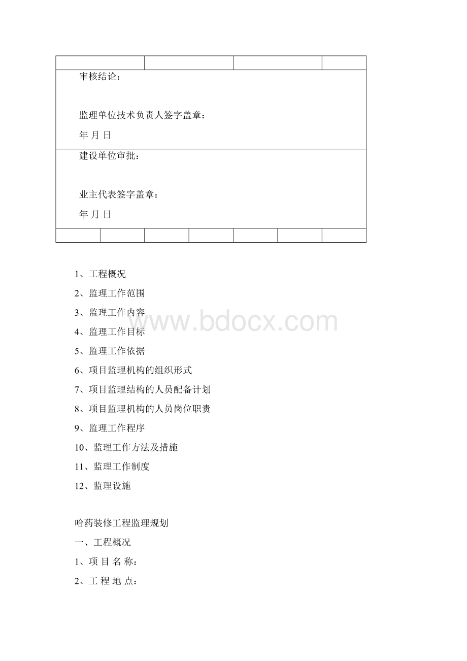 绿舍装饰装修工程监理规划.docx_第2页