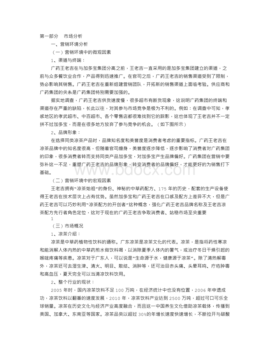 王老吉策划书Word文件下载.doc