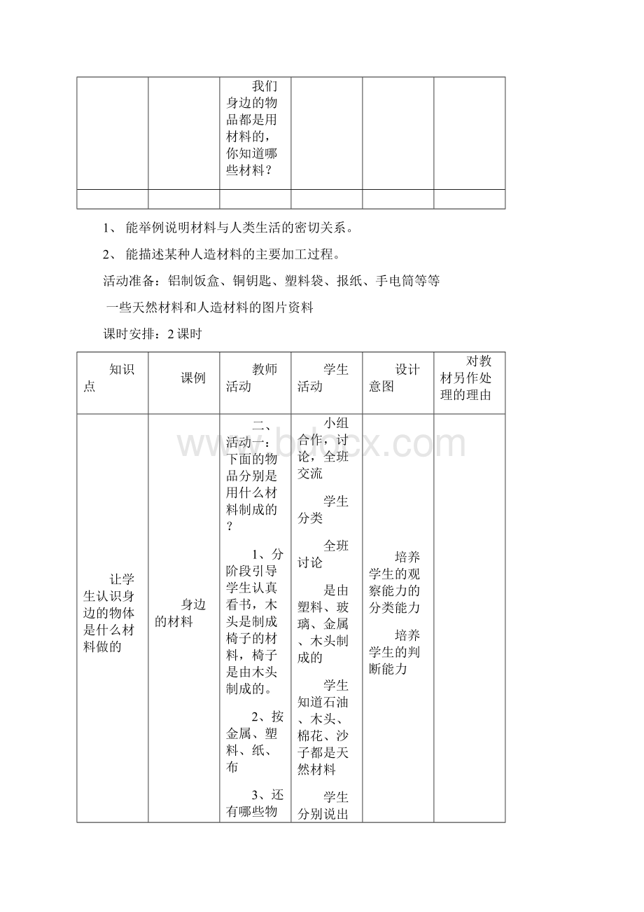 河北版小学科学三年级下册教案冀教版Word文档下载推荐.docx_第2页