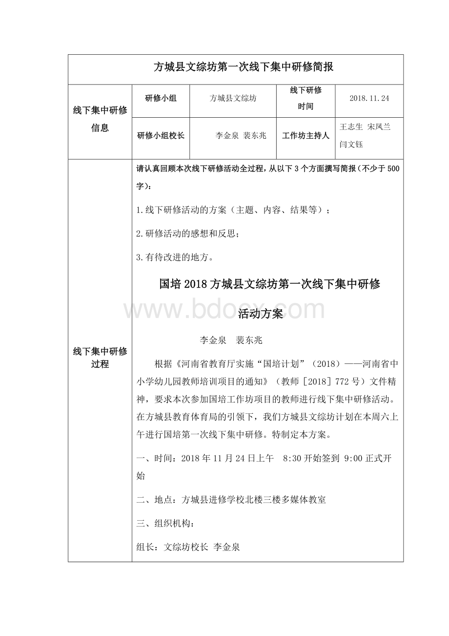 文综坊(校长提交)线下集中研修简报Word格式.docx_第1页