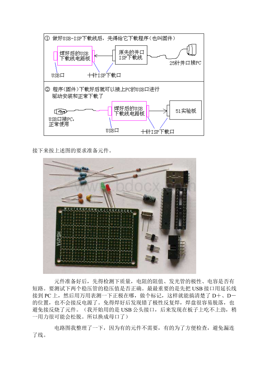 单片机USBIP下载线制作Word下载.docx_第2页