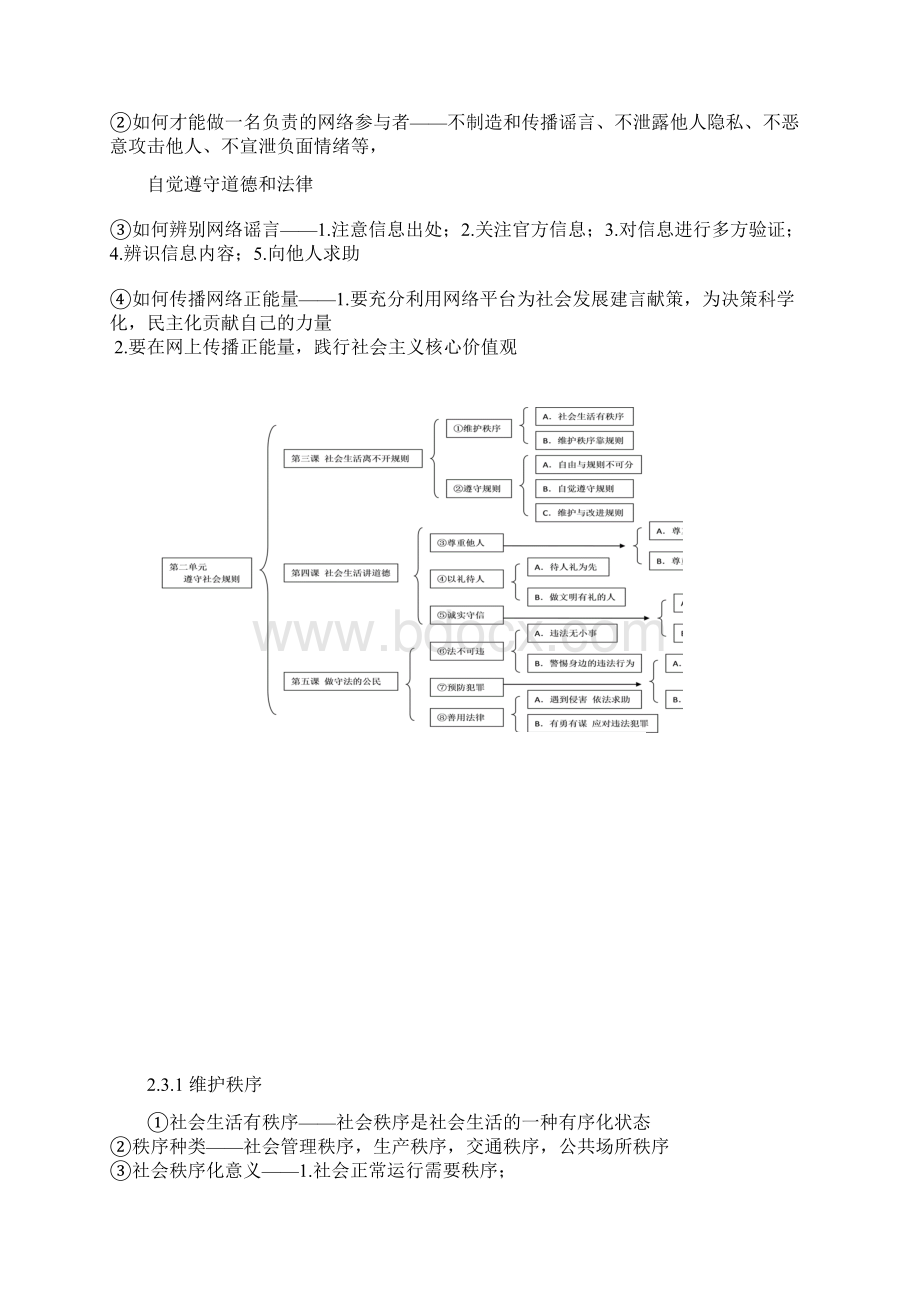 部编版八年级《道德与法治》上册知识点总结.docx_第3页