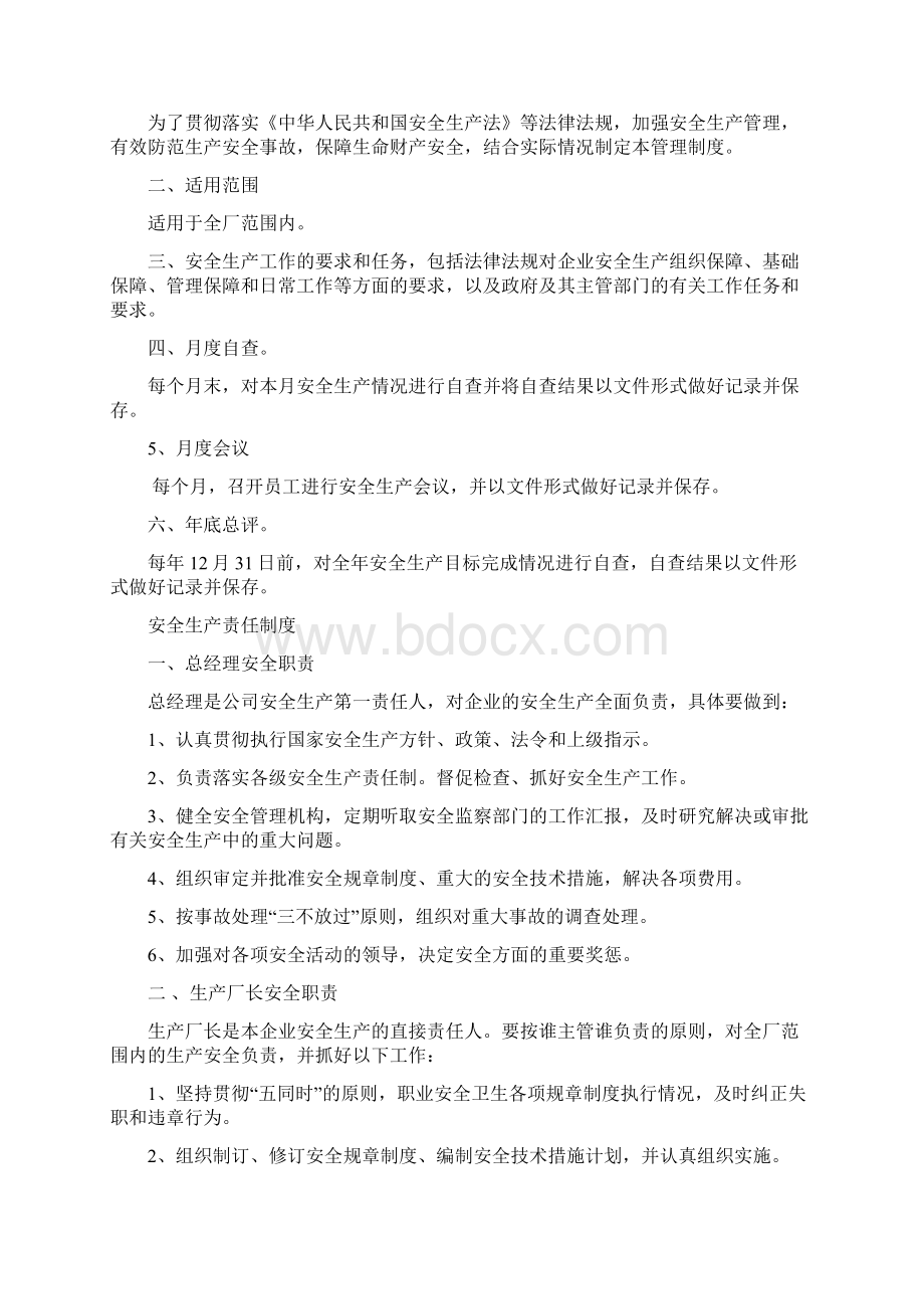 企业安全生产规章制度99019Word下载.docx_第2页