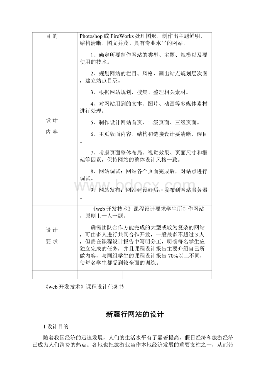 web网页设计课程设计报告Word格式.docx_第3页