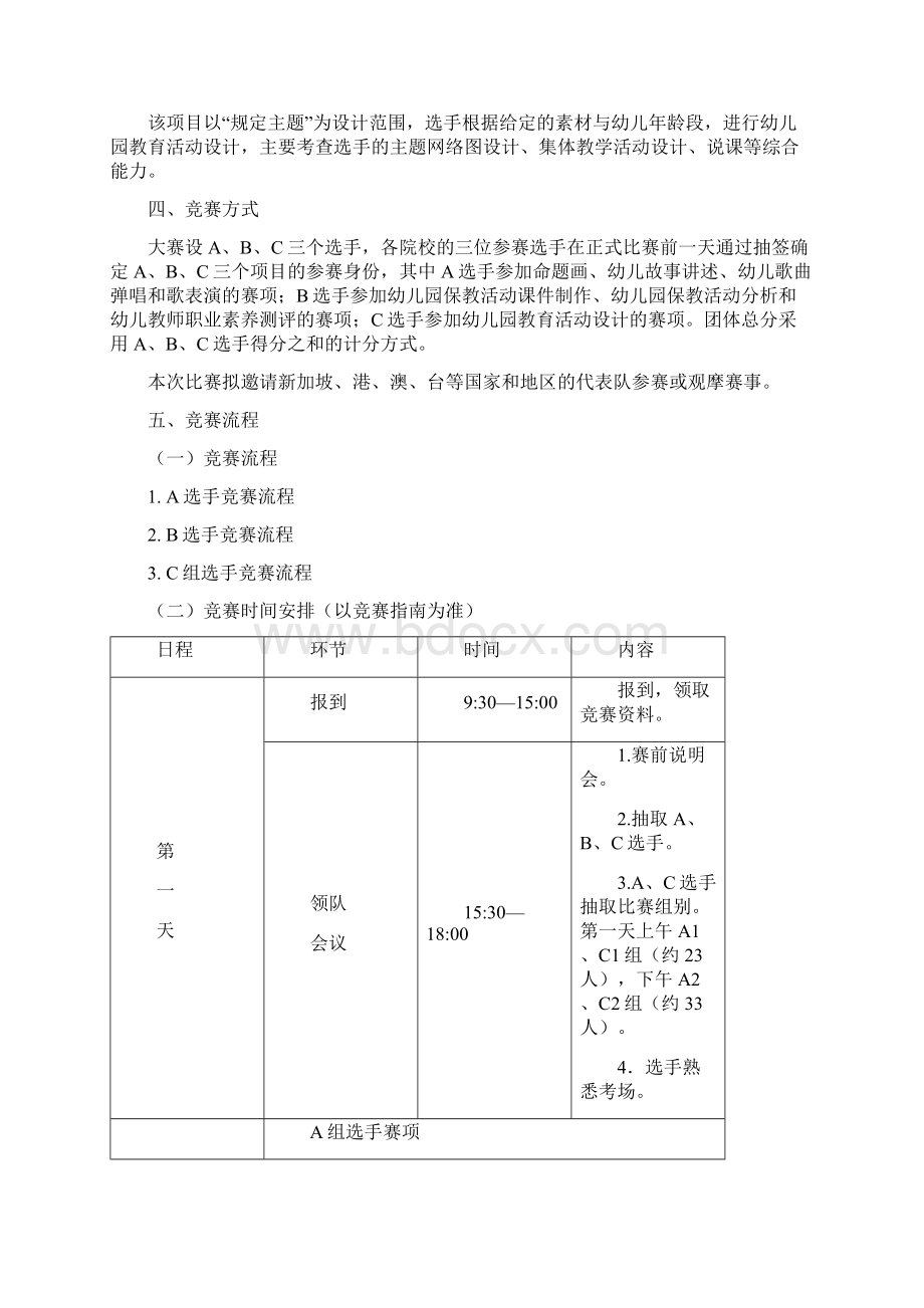 XX职业院校技能大赛赛项规程模板.docx_第3页