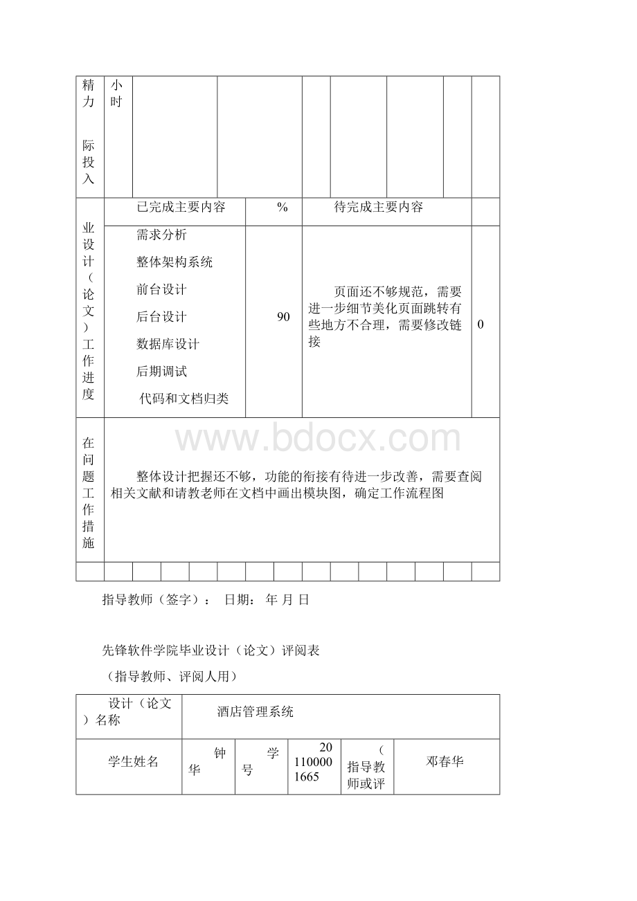钟华酒店管理系统毕业设计论文精品.docx_第2页