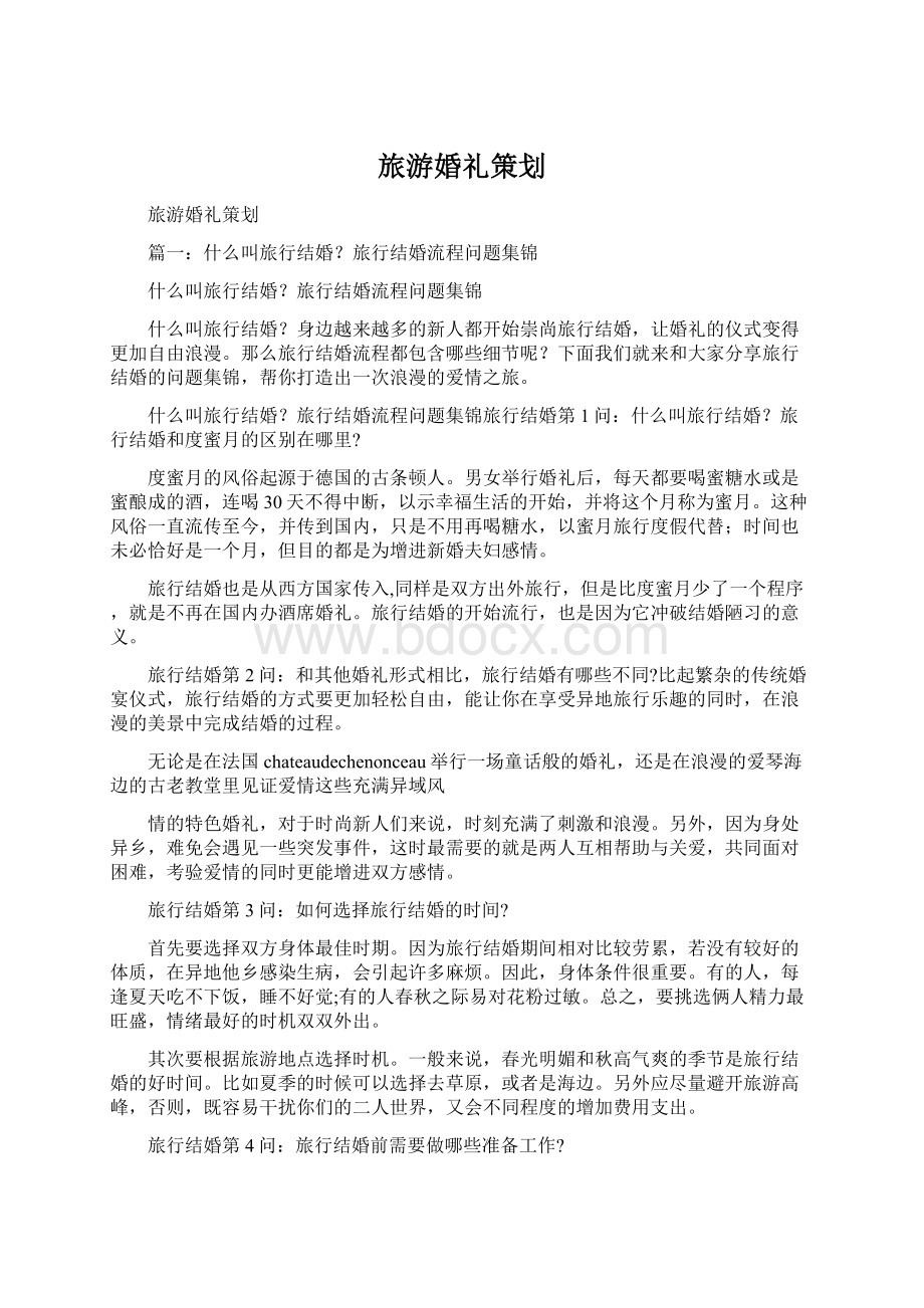 旅游婚礼策划Word文件下载.docx_第1页