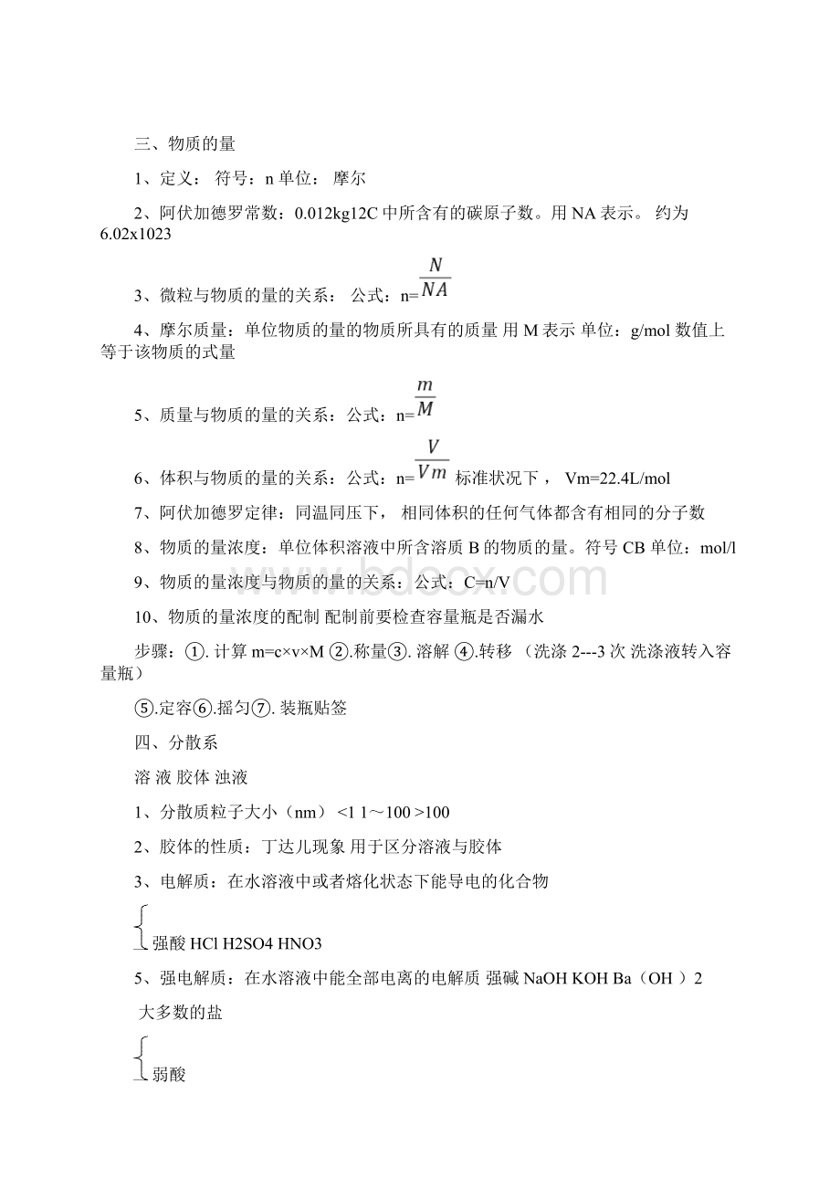 高中化学学业水平测试知识点总结.docx_第2页