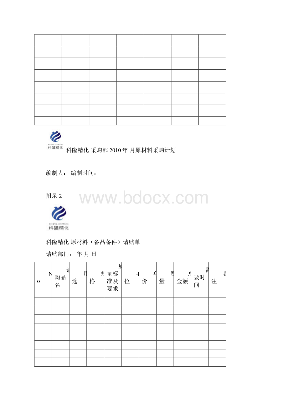 内控管理制度物流采购管理制度文档格式.docx_第3页