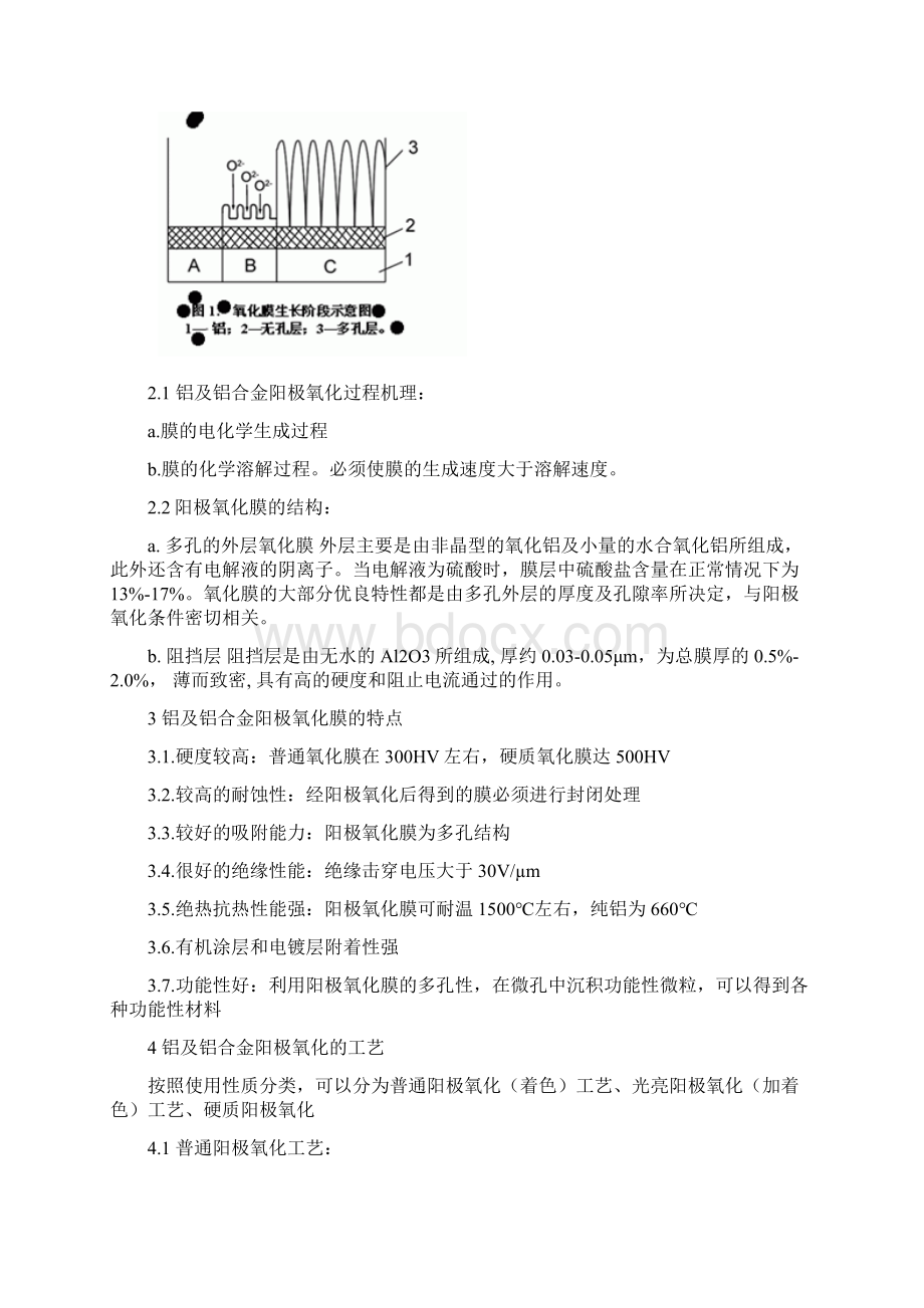 1铝合金阳极氧化工艺及参数理论指导文档格式.docx_第2页