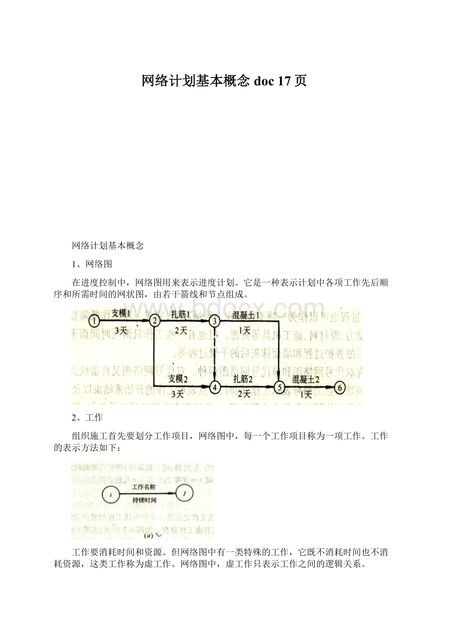 网络计划基本概念doc 17页Word格式.docx