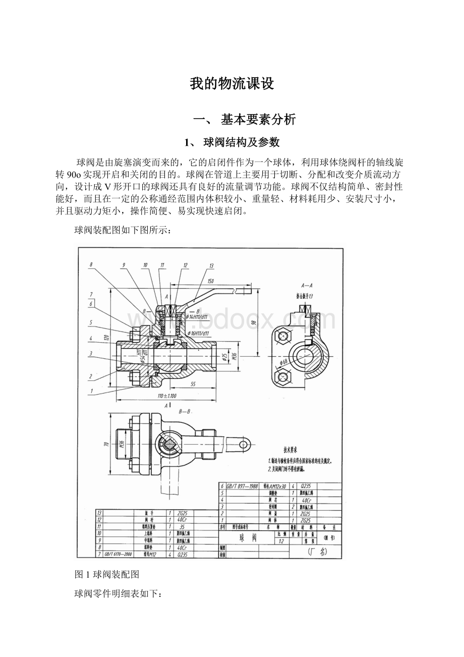 我的物流课设.docx