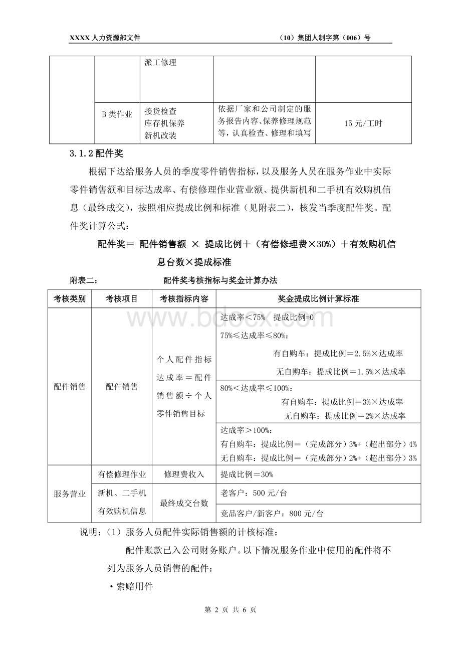 服务工程师绩效考核奖励办法Word文件下载.doc_第2页