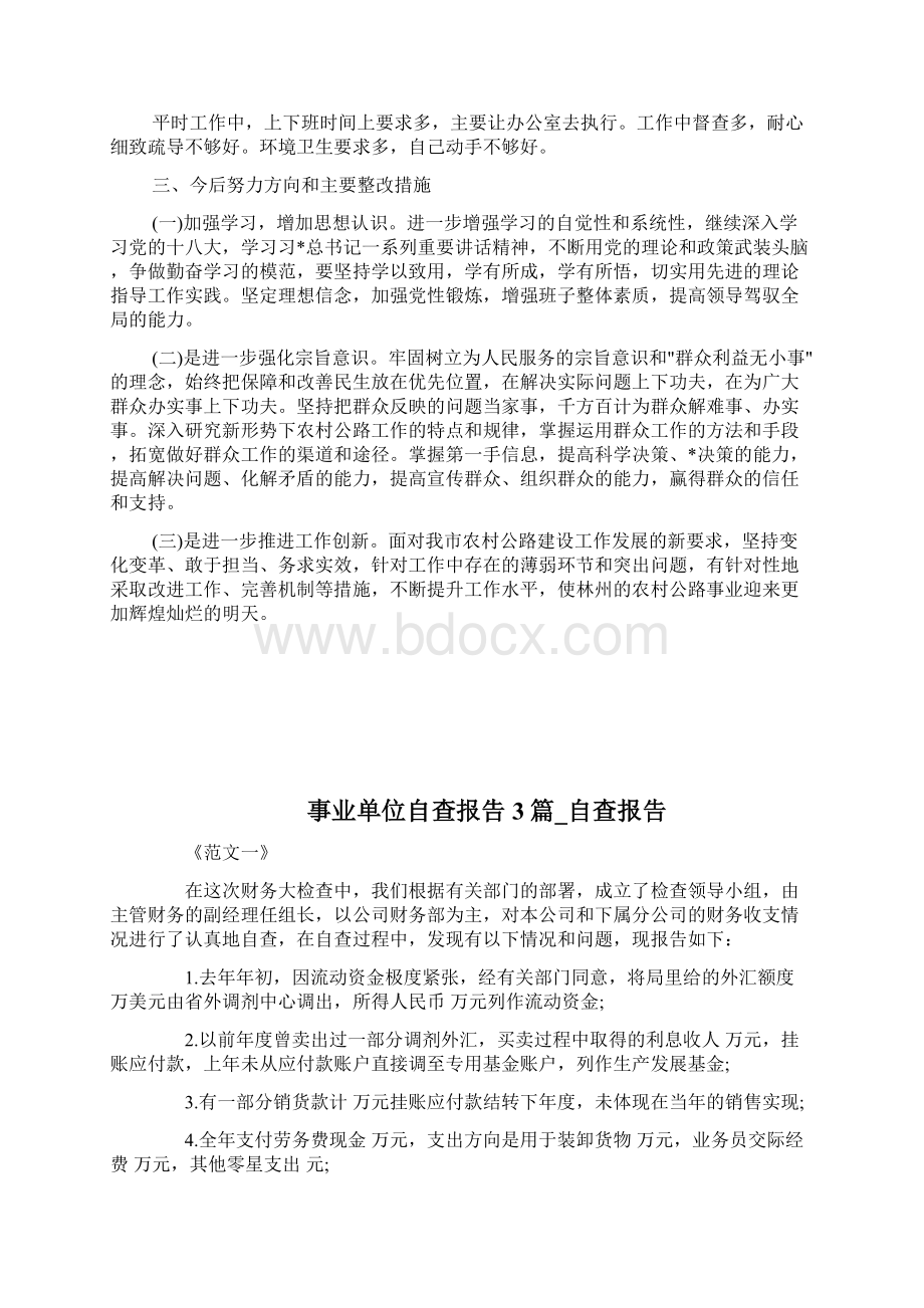 事业单位自查报告doc.docx_第3页