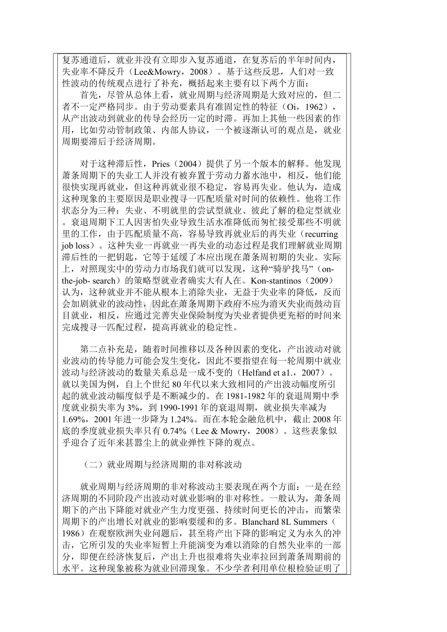 就业周期与经济周期的波动形态和结构性差异Word文档下载推荐.docx_第3页